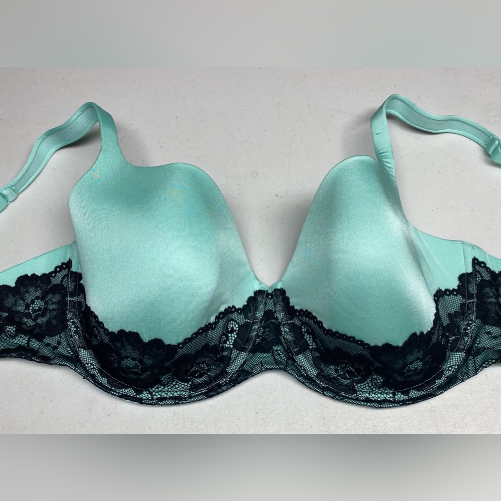 LS MINT/BLK Lightly Lined Underwire, 36DD *P1080